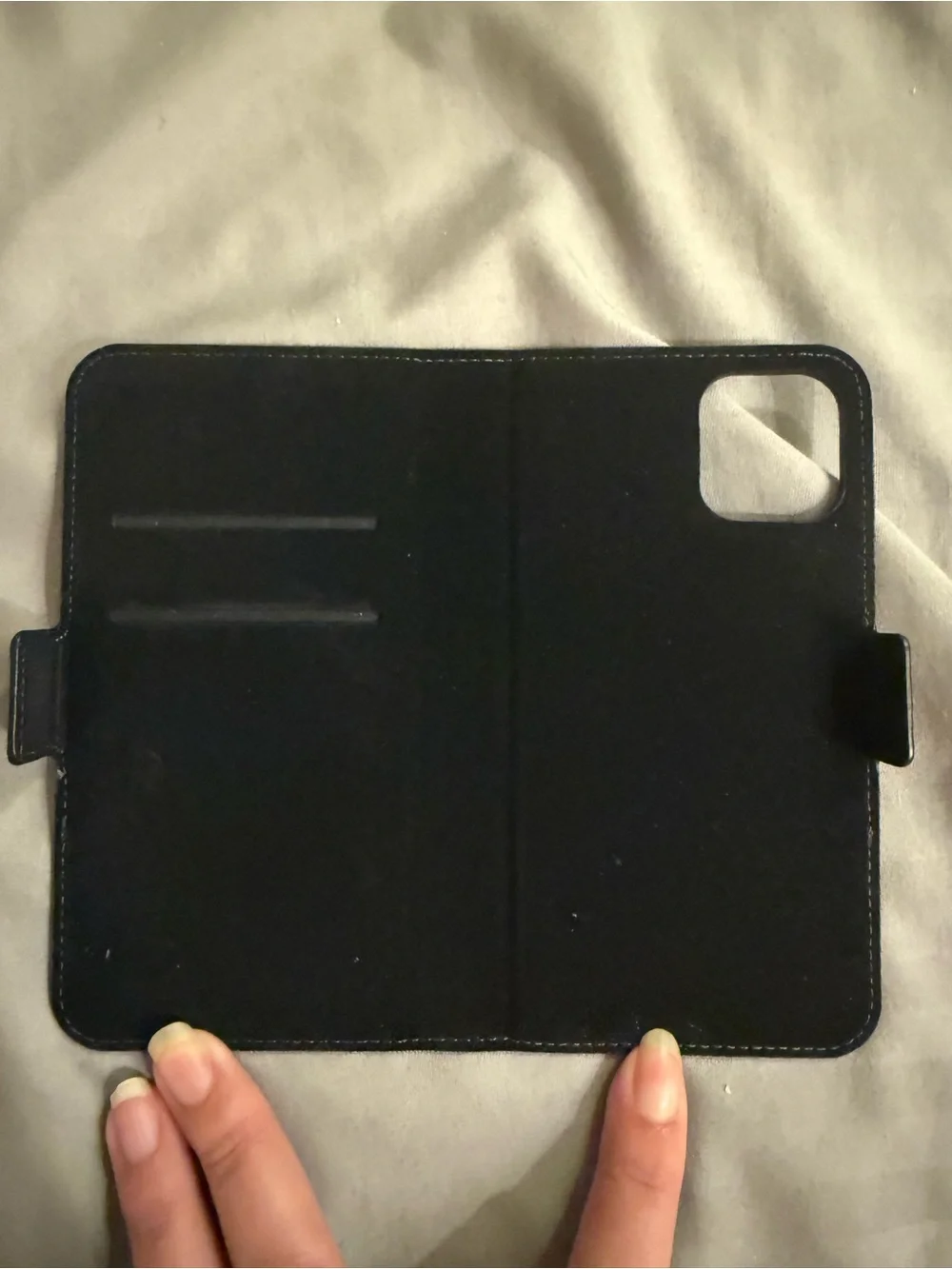 kate spade Saffiano Leather Cream and Black Phone Folio iPhone 11 Pro
